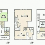 目黒区柿の木坂 築浅一戸建て